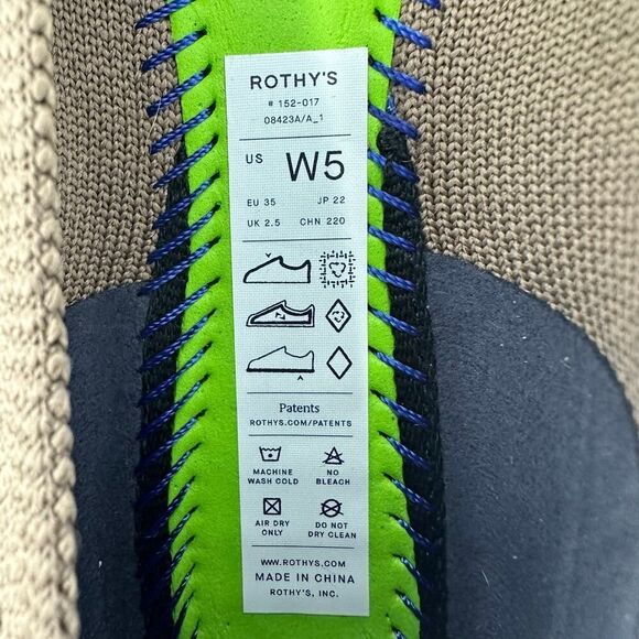 Rothy’s The Point II Brown and Leopard Ballet Flats Women’s Size 5 Shoes - Picture 10 of 10